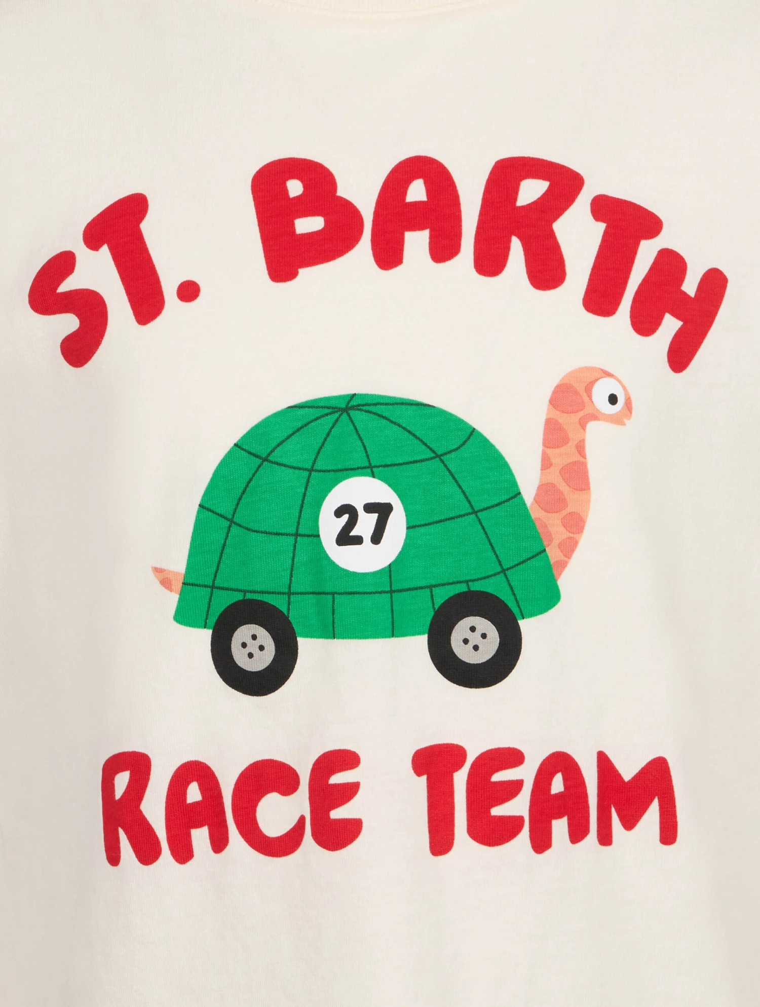 MC2 Saint Barth Boy Cotton T-shirt With St. Barth Race Team Print 4 MC2 Saint Barth Boy Cotton T-shirt With St. Barth Race Team Print - Image 2