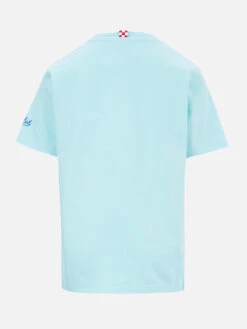 MC2 Saint Barth Boy Cotton T-shirt With St. Barth Best Skater Lion Print -MC2 Saint Barth Shop TSH0001 02193F 02