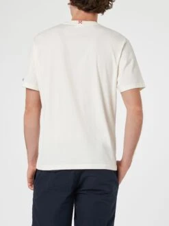 MC2 Saint Barth Man Cotton T-shirt With Happy Hour Placed Print -MC2 Saint Barth Shop TSHM001 04521F man cotton tshirt cocktail watches 3