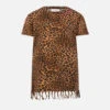 MC2 Saint Barth Abbey Dress With Fringes And Animalier Print 2 MC2 Saint Barth Abbey Dress With Fringes And Animalier Print -MC2 Saint Barth Shop UID ABY000103838H GIRL DRESS BROWN 01