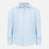 MC2 Saint Barth Agnes Light Blue Linen Shirt -MC2 Saint Barth Shop UID AGN000100318H BOY SHIRT BLUE 20250216172613 01