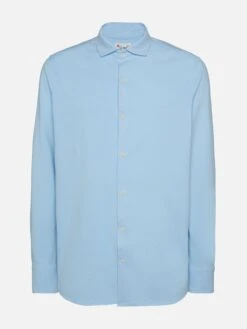 MC2 Saint Barth Amalfi Light Blue Jersey Shirt -MC2 Saint Barth Shop UID AMF000100099H MAN SHIRT SKYPLAIN.COLORMC2 MC2 5