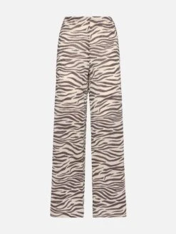 MC2 Saint Barth Amalia Zebra Lurex Wide-leg Trousers 13 MC2 Saint Barth Amalia Zebra Lurex Wide-leg Trousers -MC2 Saint Barth Shop UID AML00101444H WOMAN PANT WHITE 0 0 20250320113500 5