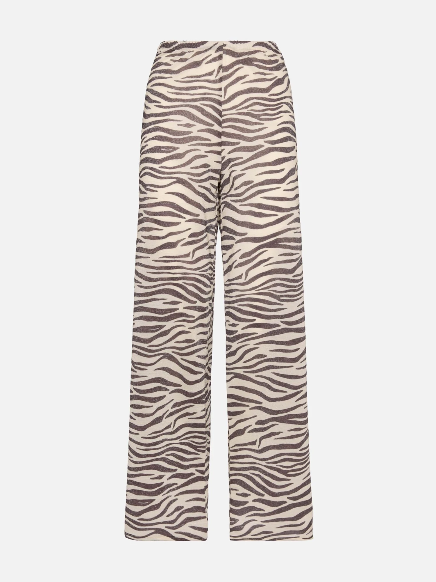 MC2 Saint Barth Amalia Zebra Lurex Wide-leg Trousers 8 MC2 Saint Barth Amalia Zebra Lurex Wide-leg Trousers - Image 6
