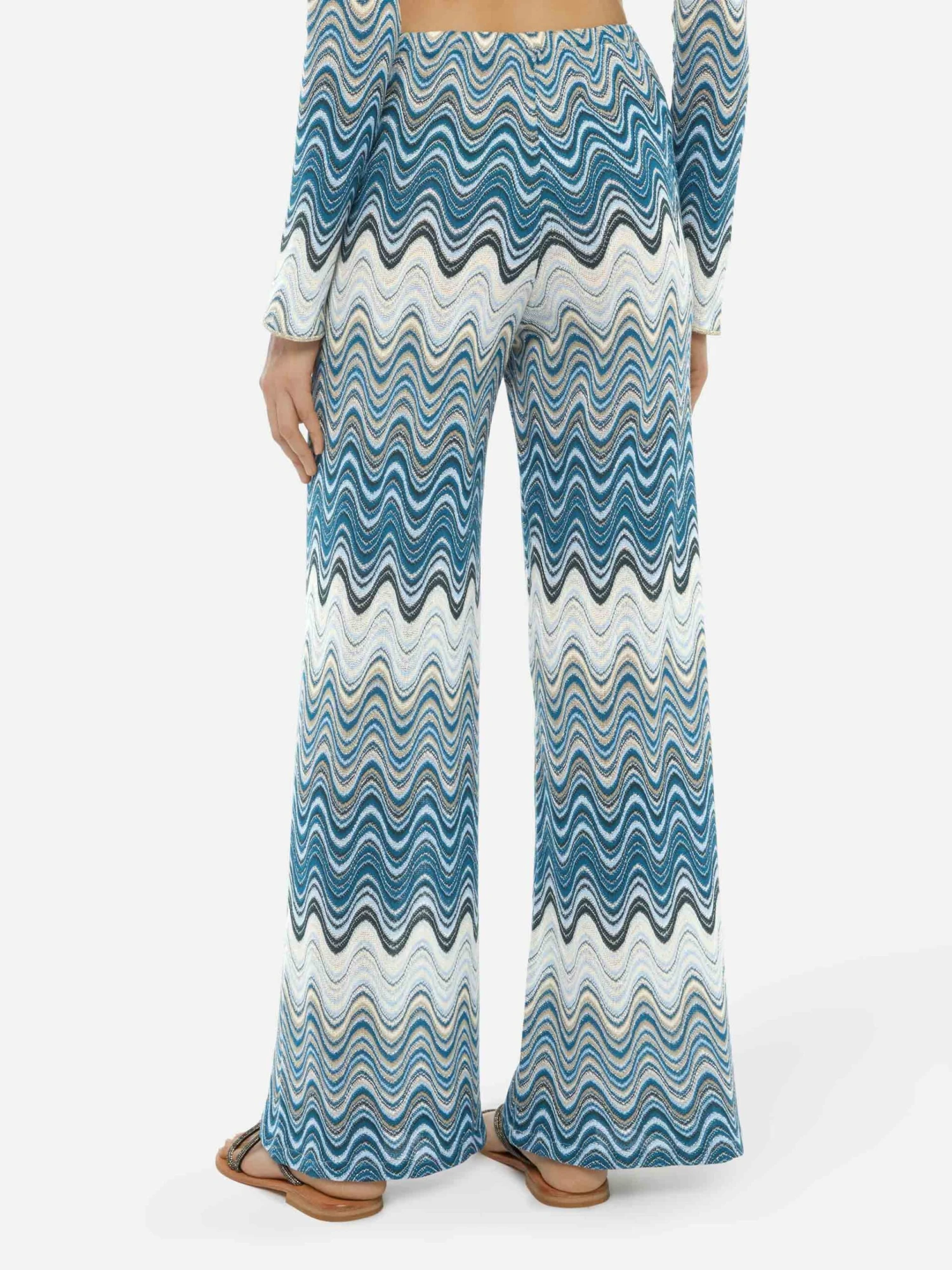 MC2 Saint Barth Amalia Wide-leg Trousers In Raschel Knit 5 MC2 Saint Barth Amalia Wide-leg Trousers In Raschel Knit - Image 3