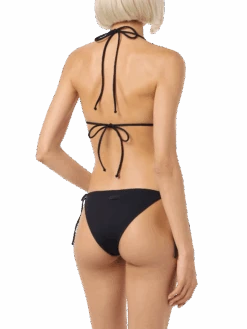 MC2 Saint Barth Woman Triangle Bikini Annabelle Virgo With Rhinestones -MC2 Saint Barth Shop UID ANNA00101068F WOMAN TOP BLACK 7