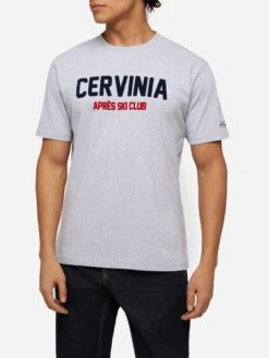 MC2 Saint Barth Winter Cotton T-shirt Arnott With Cervinia Aprés Ski Print