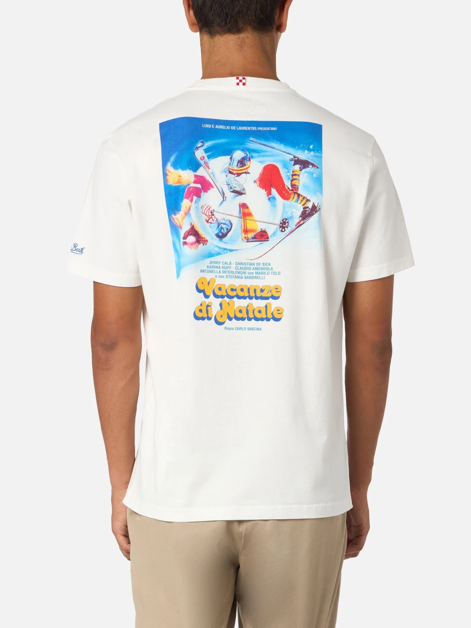 MC2 Saint Barth Man Heavy Cotton T-shirt Arnott With Vacanze Di Natale Locandina | VACANZE DI NATALE SPECIAL EDITION 4 MC2 Saint Barth Man Heavy Cotton T-shirt Arnott With Vacanze Di Natale Locandina | VACANZE DI NATALE SPECIAL EDITION - Image 2