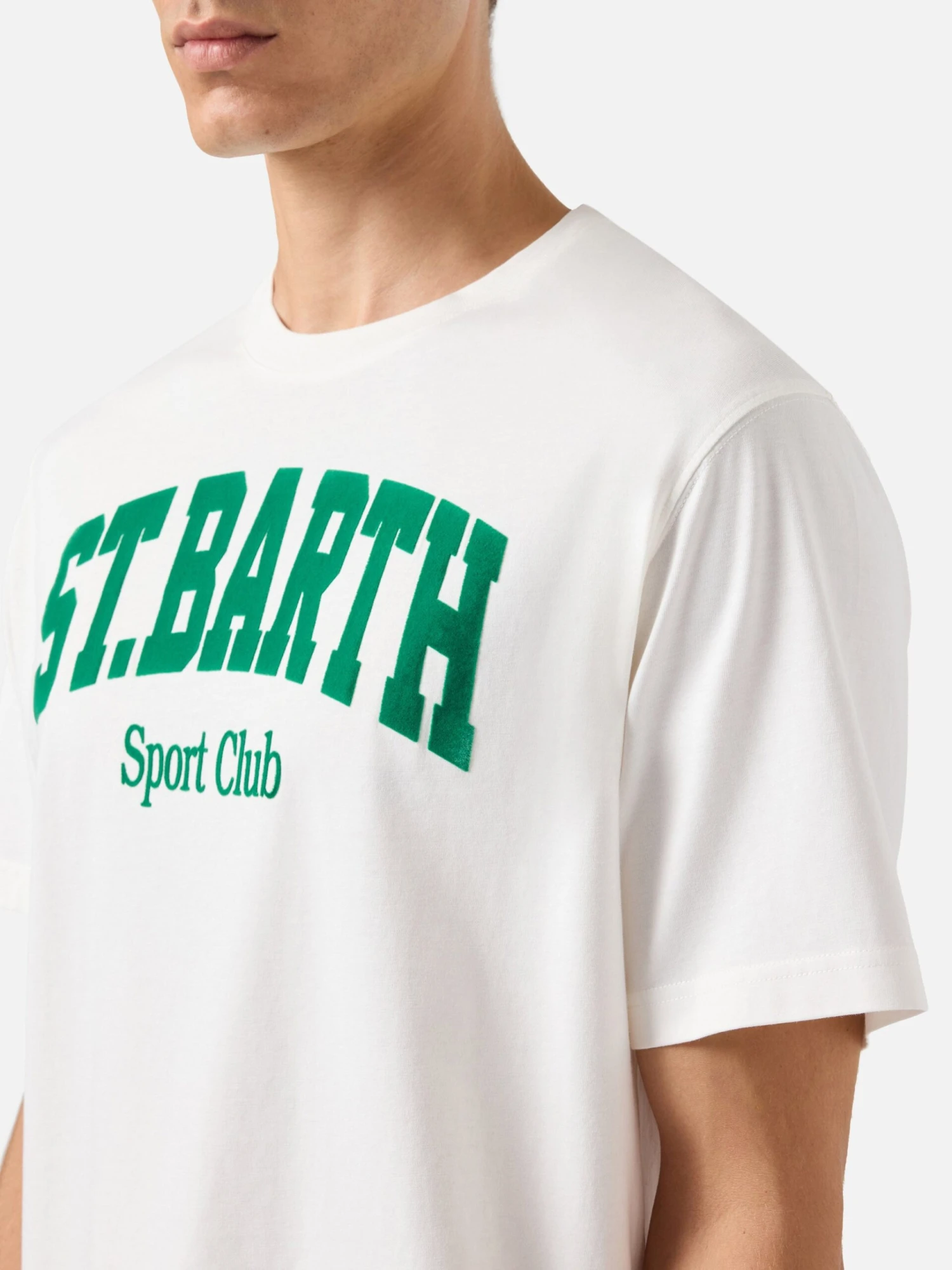 MC2 Saint Barth Winter Cotton T-shirt Arnott With St. Barth Sport Club Print 4 MC2 Saint Barth Winter Cotton T-shirt Arnott With St. Barth Sport Club Print - Image 2