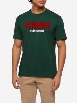 MC2 Saint Barth Winter Cotton T-shirt Arnott With Verbier Aprés Ski Print