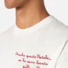 MC2 Saint Barth Man Heavy Cotton T-shirt Arnott With Anche Questo Natale... Embroidery | VACANZE DI NATALE SPECIAL EDITION