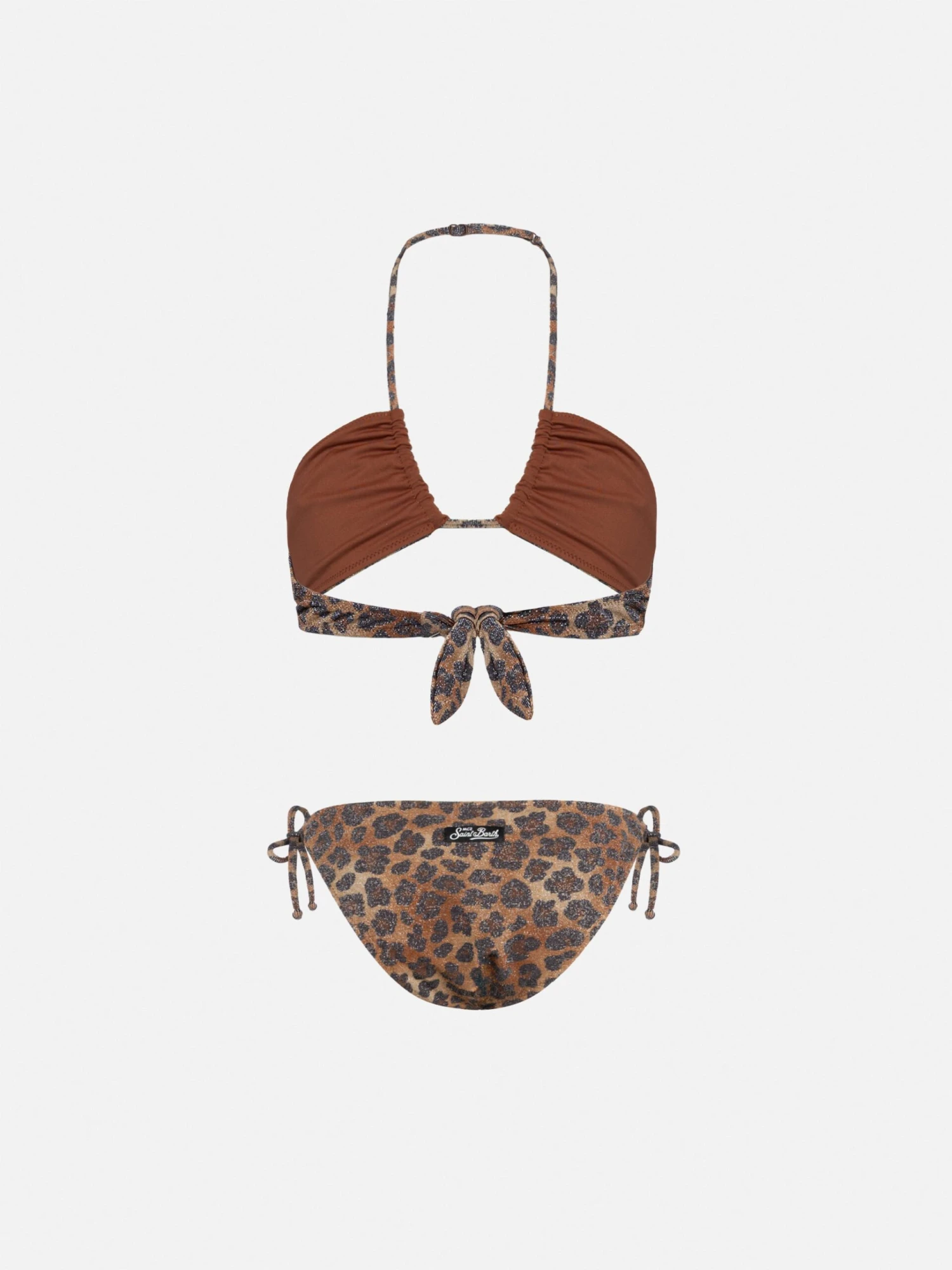 MC2 Saint Barth Aryanna Animalier Lurex Bandeau Bikini 4 MC2 Saint Barth Aryanna Animalier Lurex Bandeau Bikini - Image 2