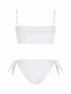 MC2 Saint Barth Woman White Bandeau Bikini Athena Yali With Rhinestones -MC2 Saint Barth Shop UID ATH000111046E WOMAN TOP STRASS01WHITE 7