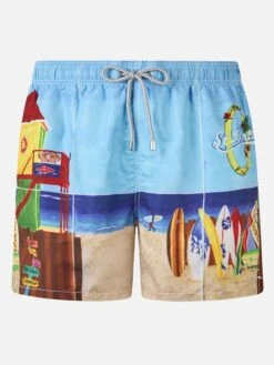 MC2 Saint Barth Saint Barth Lorient Photographic Print Swim Shorts