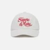 MC2 Saint Barth Baseball White Cotton Cap With Embroidery | SAPORE DI MARE SPECIAL EDITION -MC2 Saint Barth Shop UID BASB000705407H ACCESSORY HAT WHITE MOVIE SAPOREDIMARE 20250728103516 1