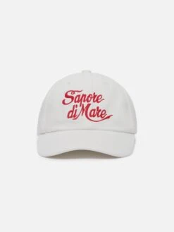 MC2 Saint Barth Baseball White Cotton Cap With Embroidery | SAPORE DI MARE SPECIAL EDITION