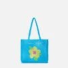 MC2 Saint Barth Turquoise Beaded Shopper Bag -MC2 Saint Barth Shop UID BEAD00100196D ACCESSORY BAG SKY FLOWERS MC2 1