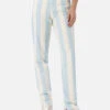 MC2 Saint Barth Woman Light Blue Striped Print Denim Belleville -MC2 Saint Barth Shop UID BELL00105130F WOMAN PANT SKY 01 57acd565 2fe1 4bef b70c ad4ff5a54225