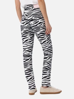 MC2 Saint Barth Woman Zebra Print Denim Belleville -MC2 Saint Barth Shop UID BELL00105531F WOMAN PANT WHITE 04