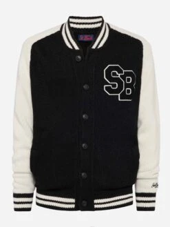 MC2 Saint Barth College Style Bomber Benjamin -MC2 Saint Barth Shop UID BENJ0001PTSB00 MAN KNITWEAR PINK SPORTCLUB 0 20250107193500 4