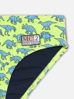 MC2 Saint Barth Boy Swim Briefs Billy With Dinosaur Print 7 MC2 Saint Barth Boy Swim Briefs Billy With Dinosaur Print -MC2 Saint Barth Shop UID BIL000103275F KIDS BRIEF 20240707123510 SLIP YELLOW 3