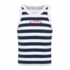 MC2 Saint Barth Blue Jr Navy Blue Striped Rib-knit Cotton Crop Tank With Embroidery 2 MC2 Saint Barth Blue Jr Navy Blue Striped Rib-knit Cotton Crop Tank With Embroidery -MC2 Saint Barth Shop UID BLUE00201600H GIRL T SHIRT BLUE STRIPES 20250407083500 01