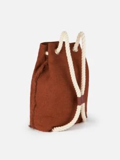 MC2 Saint Barth Brown Boat Linen Backpack -MC2 Saint Barth Shop UID BOBP00203613F ACCESSORY BAG BROWN 20240624163500 4
