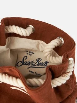 MC2 Saint Barth Brown Boat Linen Backpack -MC2 Saint Barth Shop UID BOBP00203613F ACCESSORY BAG BROWN 20240624163500 5