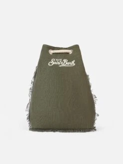 MC2 Saint Barth Green Boat Linen Backpack