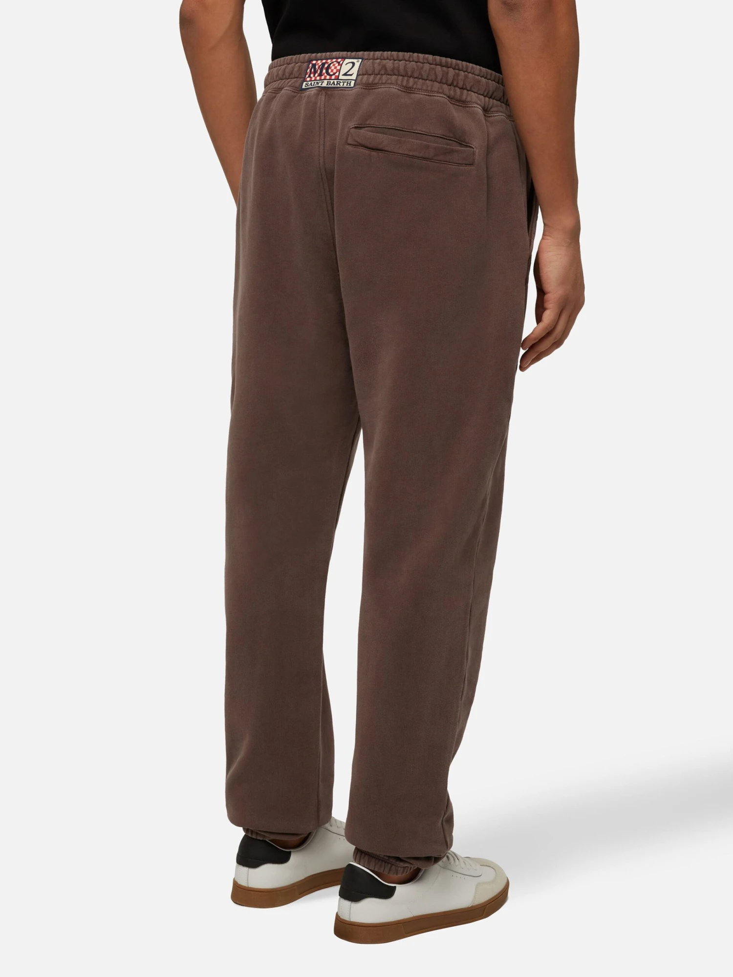 MC2 Saint Barth Brown Tracksuit Pants Bolt With Vintage Treatment 5 MC2 Saint Barth Brown Tracksuit Pants Bolt With Vintage Treatment - Image 3