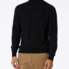 MC2 Saint Barth Man Black Cashmere Blend Turtleneck Sweater Bond -MC2 Saint Barth Shop UID BOND00100038G STBM KNITWEAR BLACK 1