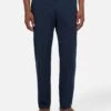 MC2 Saint Barth Marine Blue Cotton Pants Calais With Drawstring -MC2 Saint Barth Shop UID CAA000101020H MAN PANT BLUE PLAIN.COLOR 0 1