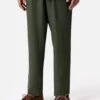 MC2 Saint Barth Military Green Linen Pants Calais With Drawstring 2 MC2 Saint Barth Military Green Linen Pants Calais With Drawstring -MC2 Saint Barth Shop UID CAA000101189H MAN PANT GREEN 20250304173500 01