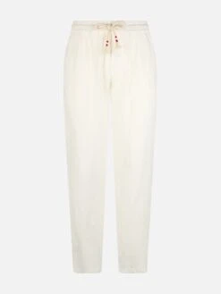 MC2 Saint Barth White Linen Pants Calais With Drawstring 10 MC2 Saint Barth White Linen Pants Calais With Drawstring -MC2 Saint Barth Shop UID CAA000101520F MAN PANT WHITE 1 8976d768 7047 450d 9a17 6fc7e0fa4062