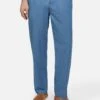 MC2 Saint Barth Calais Denim Blue Chambray Pants With Drawstring -MC2 Saint Barth Shop UID CAA000102456H MAN PANT BLUEPLAIN.COLORMC2 MC2 1