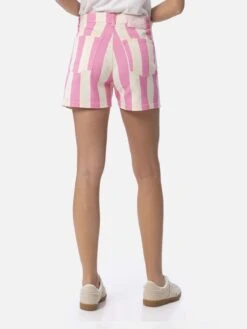 MC2 Saint Barth Woman Pink Striped Print Denim Bermuda Cancun 7 MC2 Saint Barth Woman Pink Striped Print Denim Bermuda Cancun -MC2 Saint Barth Shop UID CAC00201620F WOMAN SHORTPANT PINK 02