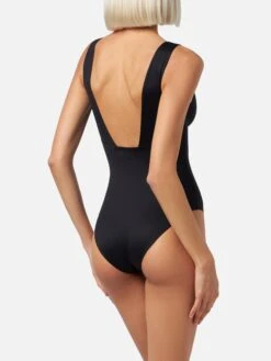 MC2 Saint Barth Calliope Black Heat-sealed One-piece Swimsuit -MC2 Saint Barth Shop UID CAI00100058H WOMAN ONEPIECE BLACK 4