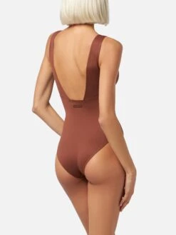 MC2 Saint Barth Calliope Heat-sealed Brown One-piece Swimsuit 9 MC2 Saint Barth Calliope Heat-sealed Brown One-piece Swimsuit -MC2 Saint Barth Shop UID CAI00101063H WOMAN ONEPIECE BROWN 1