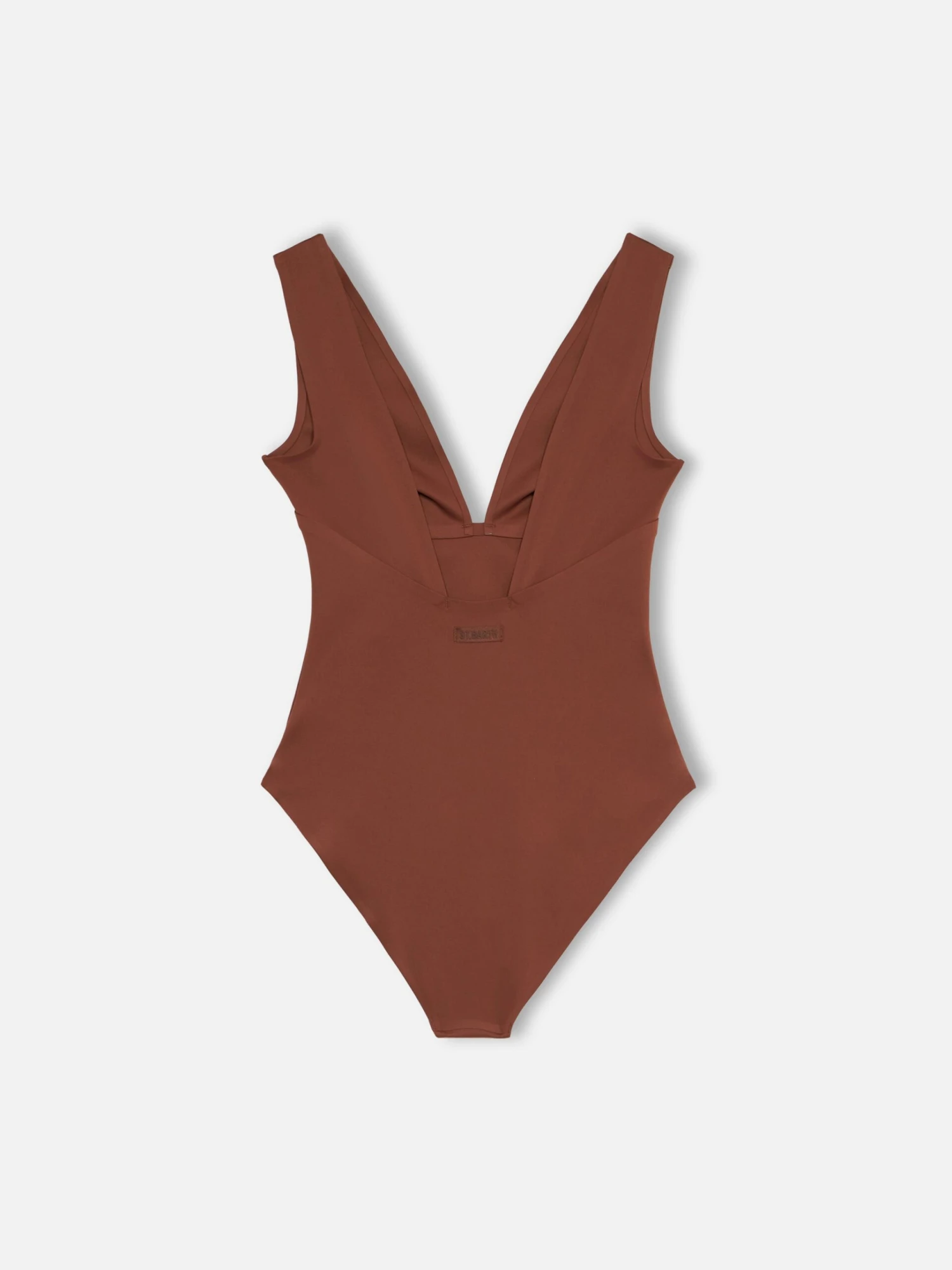 MC2 Saint Barth Calliope Heat-sealed Brown One-piece Swimsuit 5 MC2 Saint Barth Calliope Heat-sealed Brown One-piece Swimsuit - Image 3