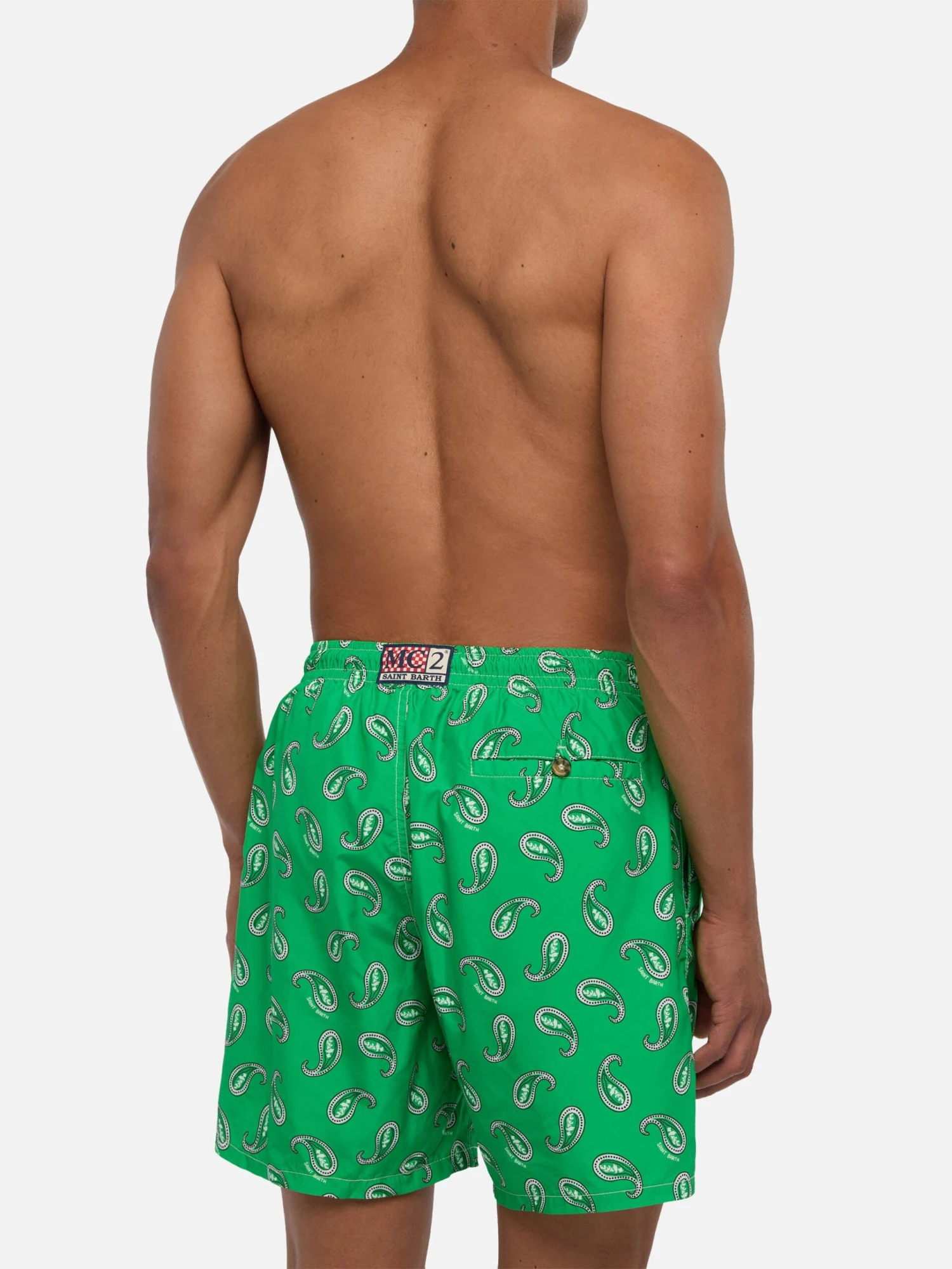 MC2 Saint Barth Man Swim Shorts With Paisley Print 7 MC2 Saint Barth Man Swim Shorts With Paisley Print - Image 5