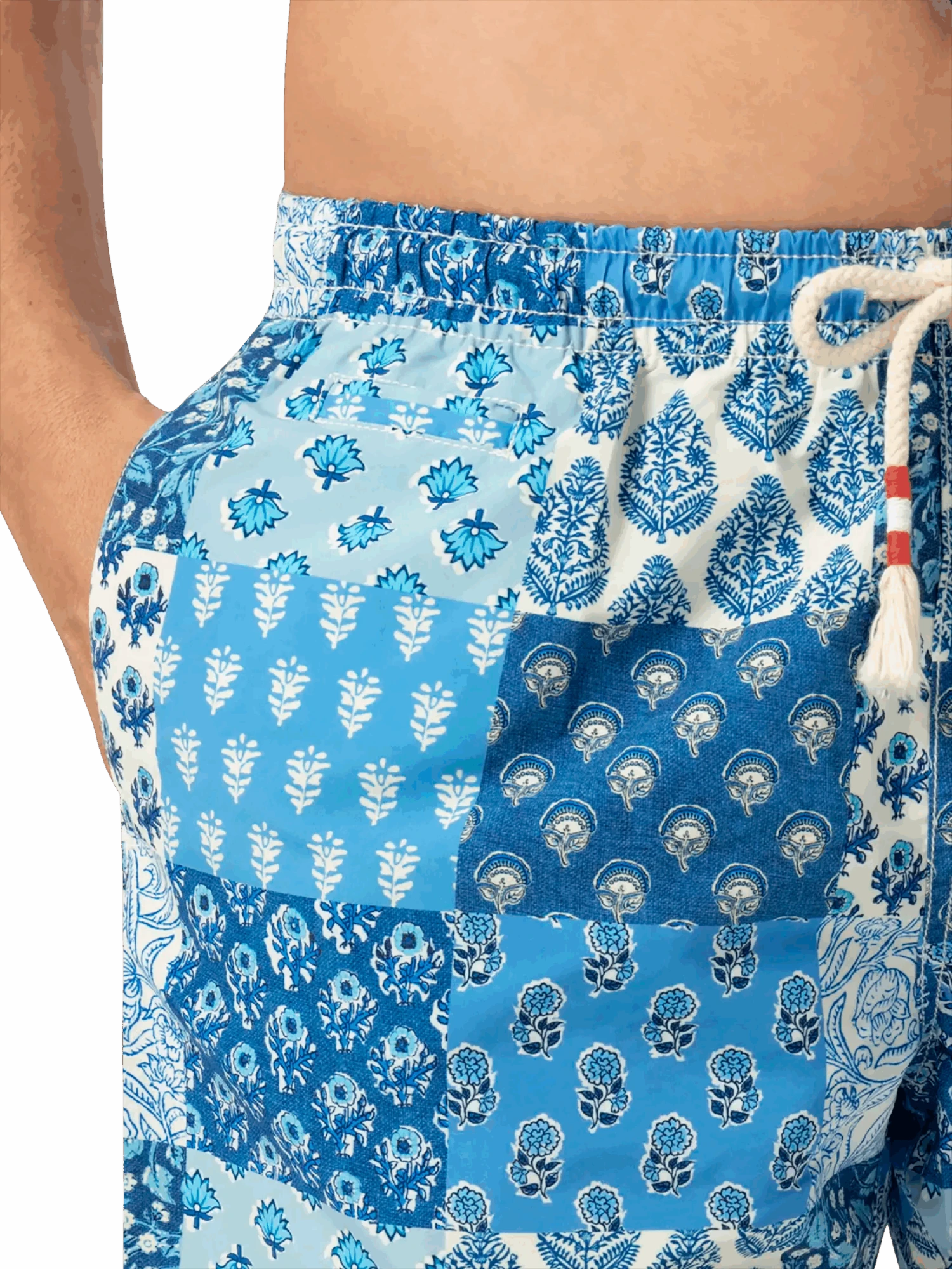 MC2 Saint Barth Mid-length Swim-shorts Caprese With Floral Patch Print 7 MC2 Saint Barth Mid-length Swim-shorts Caprese With Floral Patch Print - Image 5