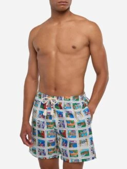 MC2 Saint Barth Man Swim Shorts With Summer Print | ALESSANDRO ENRIQUEZ SPECIAL EDITION 10 MC2 Saint Barth Man Swim Shorts With Summer Print | ALESSANDRO ENRIQUEZ SPECIAL EDITION -MC2 Saint Barth Shop UID CAP000101164B MAN SWIMSHORT WHITE MC2 ALESSANDROENRIQUEZ 1
