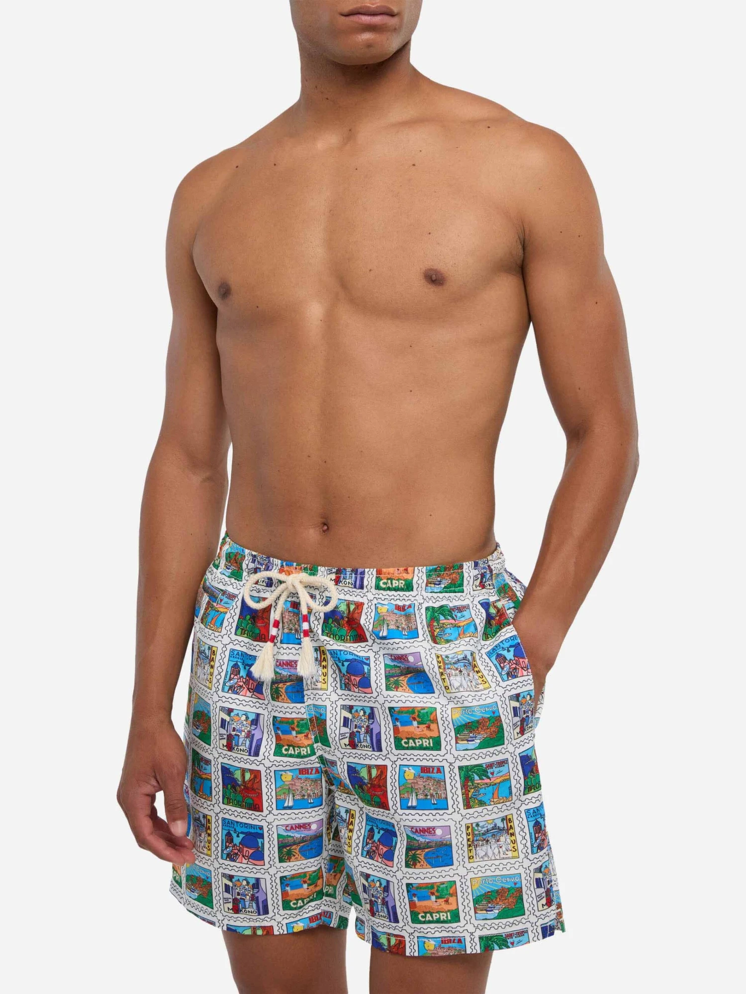 MC2 Saint Barth Man Swim Shorts With Summer Print | ALESSANDRO ENRIQUEZ SPECIAL EDITION 5 MC2 Saint Barth Man Swim Shorts With Summer Print | ALESSANDRO ENRIQUEZ SPECIAL EDITION - Image 3