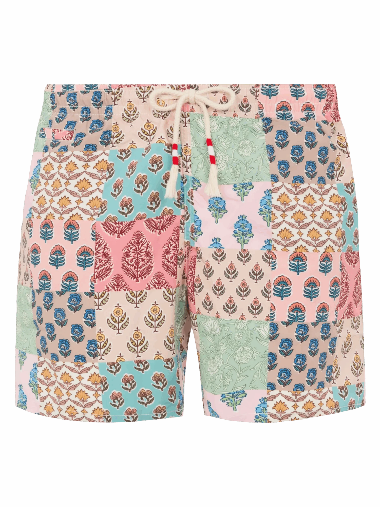 MC2 Saint Barth Mid-length Swim-shorts Caprese With Flower Patch Print 3 MC2 Saint Barth Mid-length Swim-shorts Caprese With Flower Patch Print