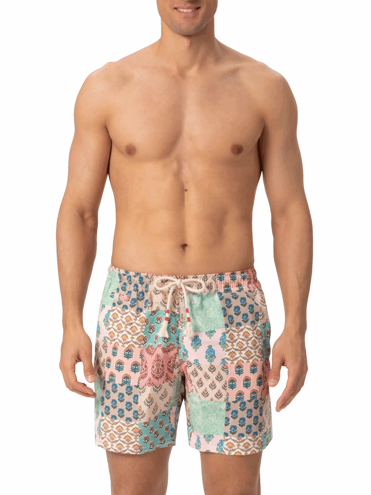 MC2 Saint Barth Mid-length Swim-shorts Caprese With Flower Patch Print 5 MC2 Saint Barth Mid-length Swim-shorts Caprese With Flower Patch Print - Image 3