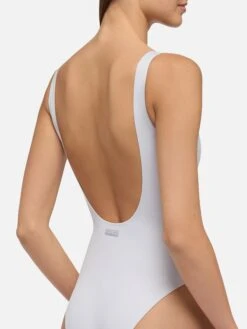 MC2 Saint Barth Cassandra Square Neck One-piece Swimsuit -MC2 Saint Barth Shop UID CASS00101061H WOMAN ONEPIECE WHITE PLAINCOLOR MC2 20250527103516 2