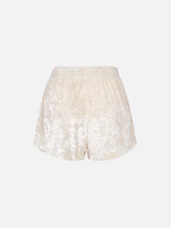 MC2 Saint Barth Woman Chenille Pull Up Shorts Cate -MC2 Saint Barth Shop UID CATE000105611F WOMAN SHORT PANT WHITE SOLID COLOR 02
