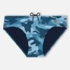 MC2 Saint Barth Man Denim Camouflage Swim Briefs Cayo
