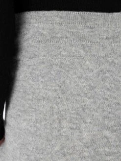 MC2 Saint Barth Woman Mélange Grey Knit Pants Cambon -MC2 Saint Barth Shop UID CBN000100034G WOMAN PANT GREY 20240926143500 4