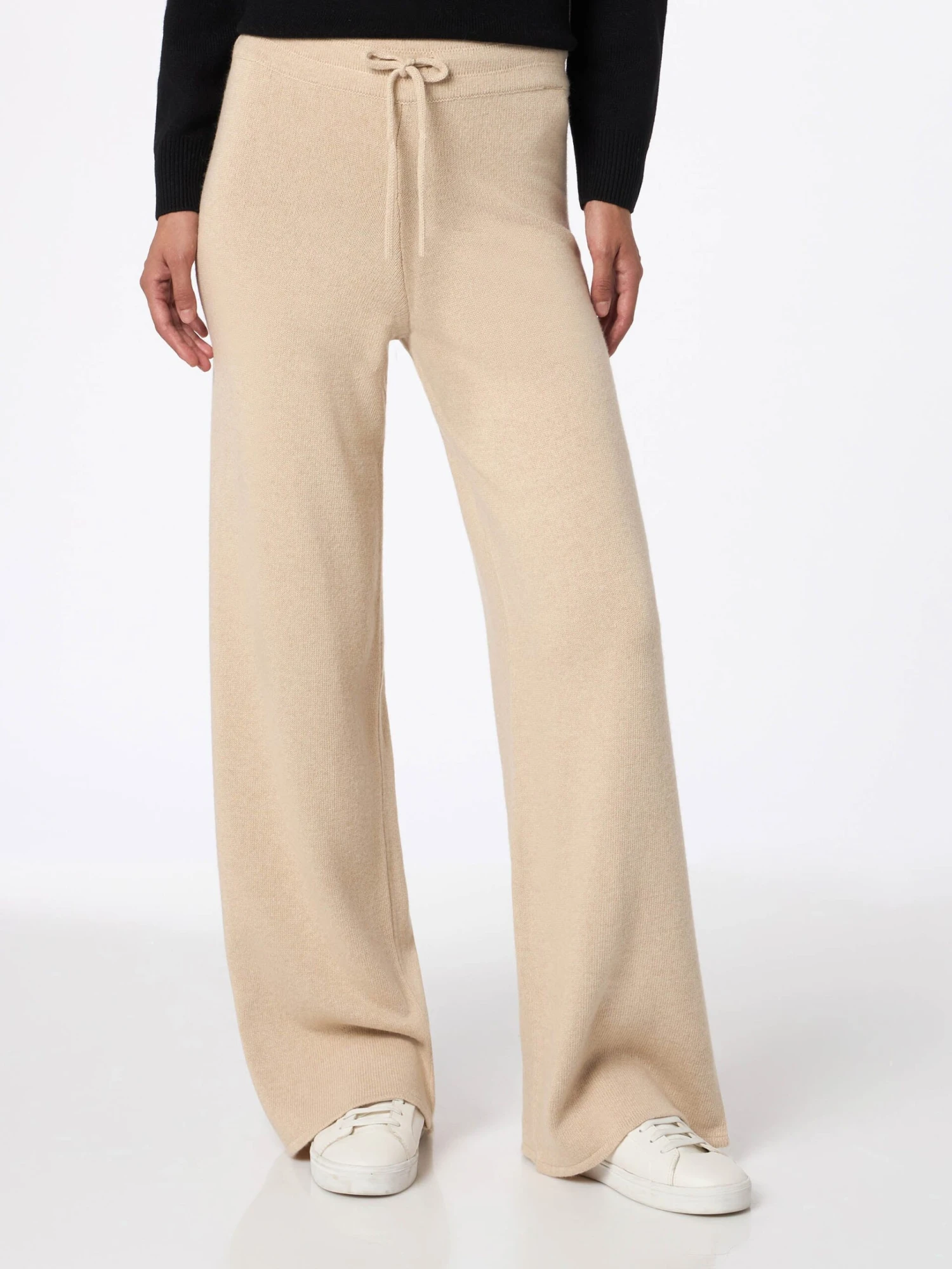 MC2 Saint Barth Woman Beige Cashmere Blend Knit Pants Cambon 5 MC2 Saint Barth Woman Beige Cashmere Blend Knit Pants Cambon - Image 3